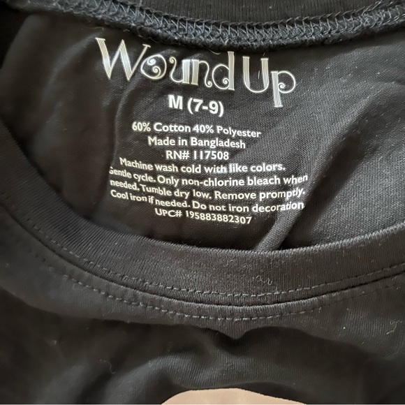 Wound Up Rainbow Lady Graphic Tee in Black - Size Medium - Picture 6 of 6